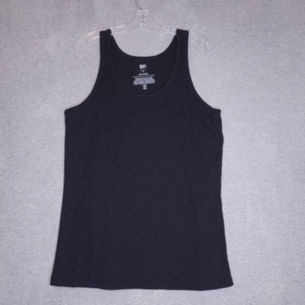 Bp‎ Shirt Womens 2X Black Tank Top Scoop Neck Sleeveless Stretch New